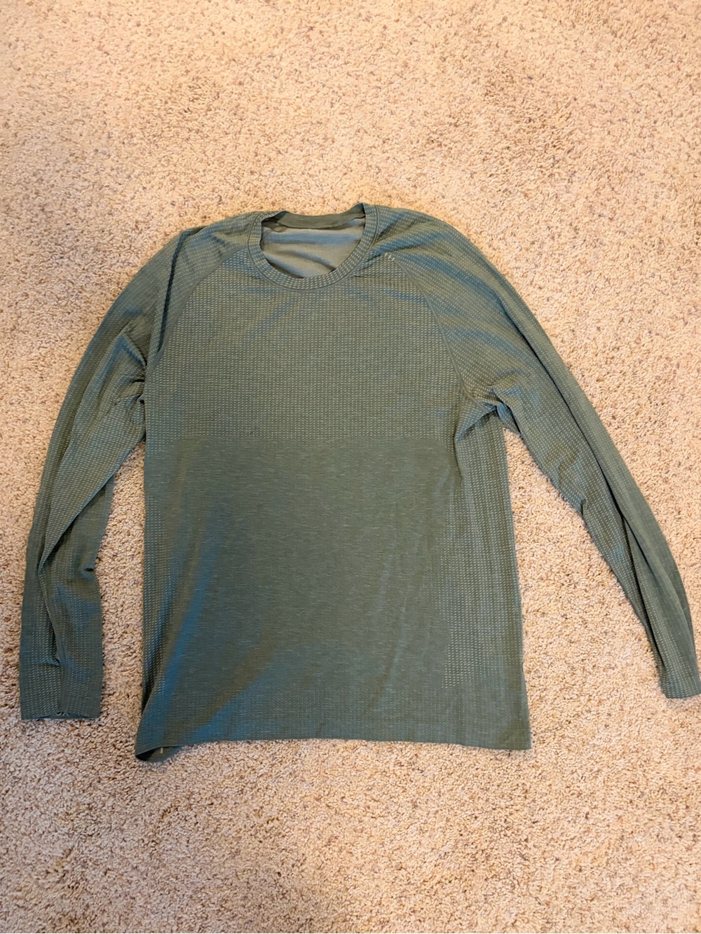 Lululemon Metal Vent Tech Long Sleeve - Fog Green